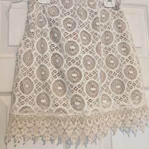 Lace skirt mini